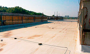 Roof of plant in Bulgaria is being reconstructed applying PLASTFOIL® membrane